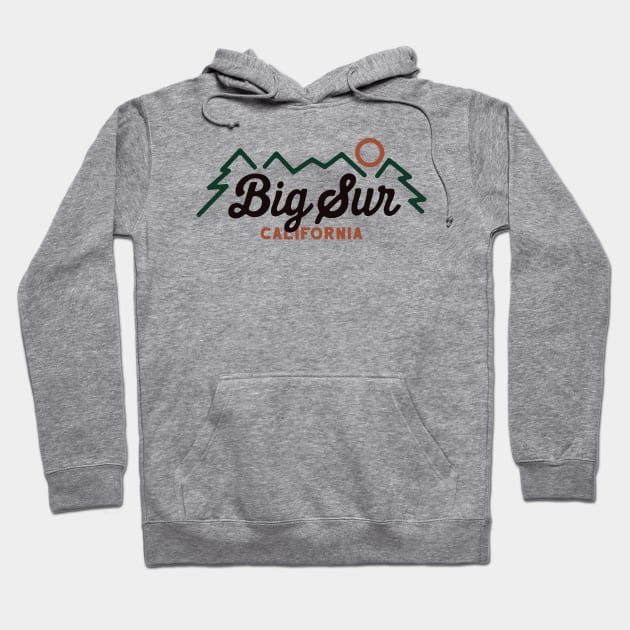 Big Sur Outline Hoodie by Big Sur California 